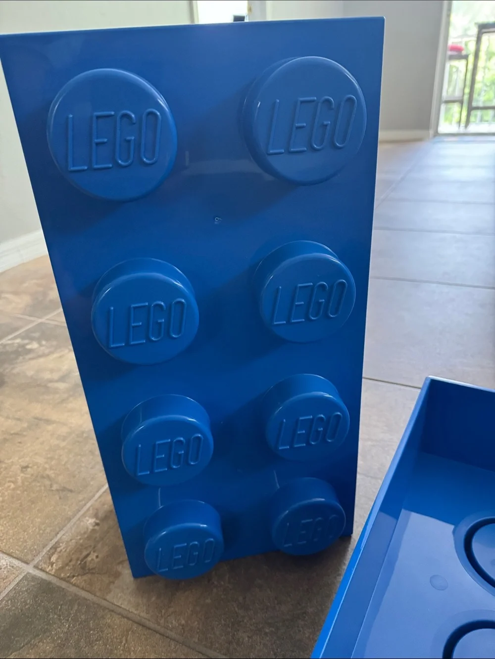 Lego Large Brick Storage Boxes - Blue and Black